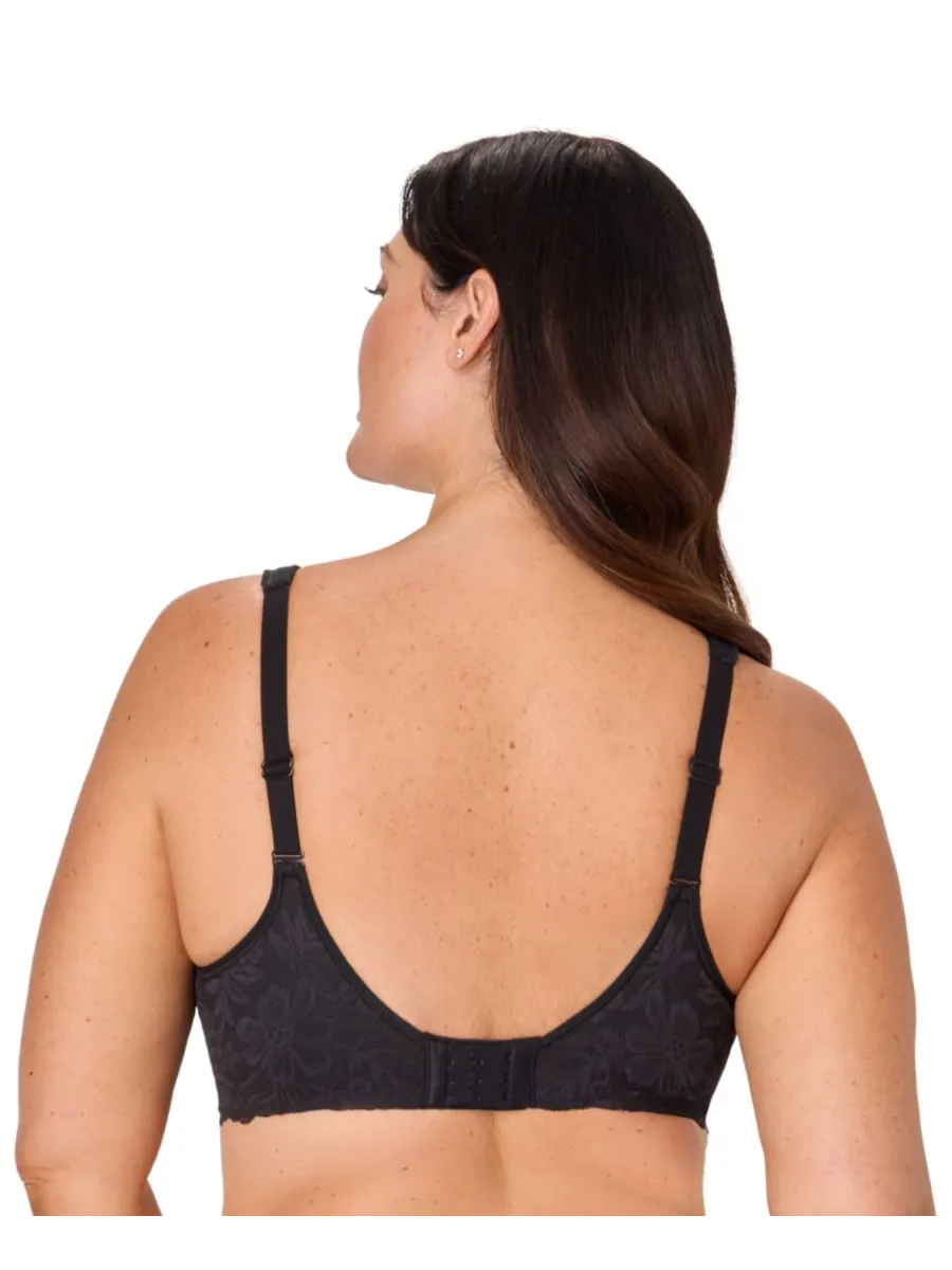 Бюстгальтер Breathe Medium Underwire Full Coverage Minimizer Bra DF3423 Bali — изображение 4 из 5, черный
