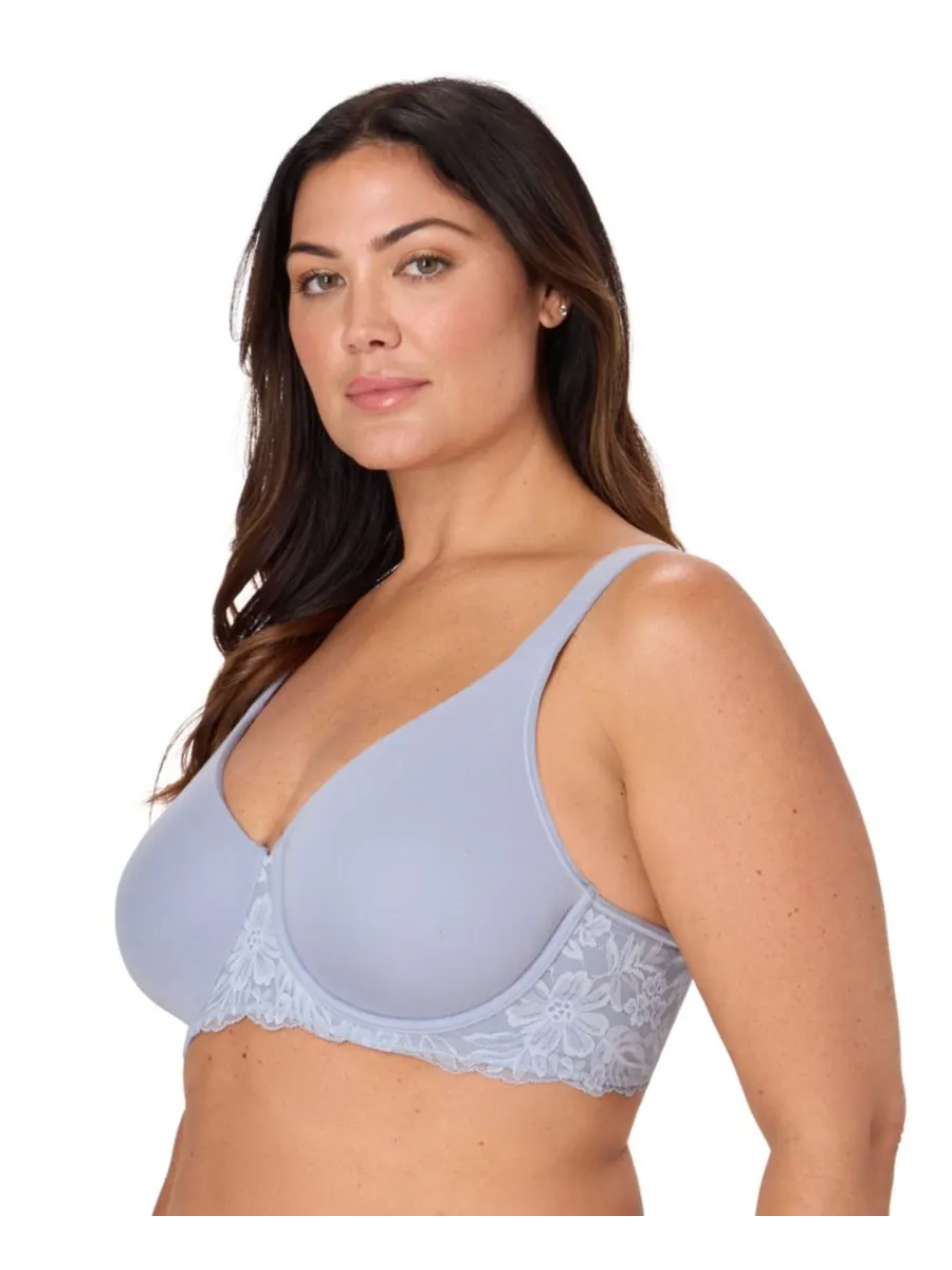 Бюстгальтер Breathe Medium Underwire Full Coverage Minimizer Bra DF3423 Bali — изображение 2 из 5, серебристый