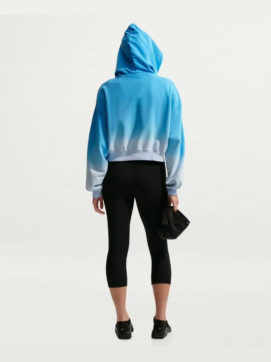 Женская спортивная толстовка Phoenix Flee Oversized Henley Hoodie Nike — изображение 9 из 17, розовый