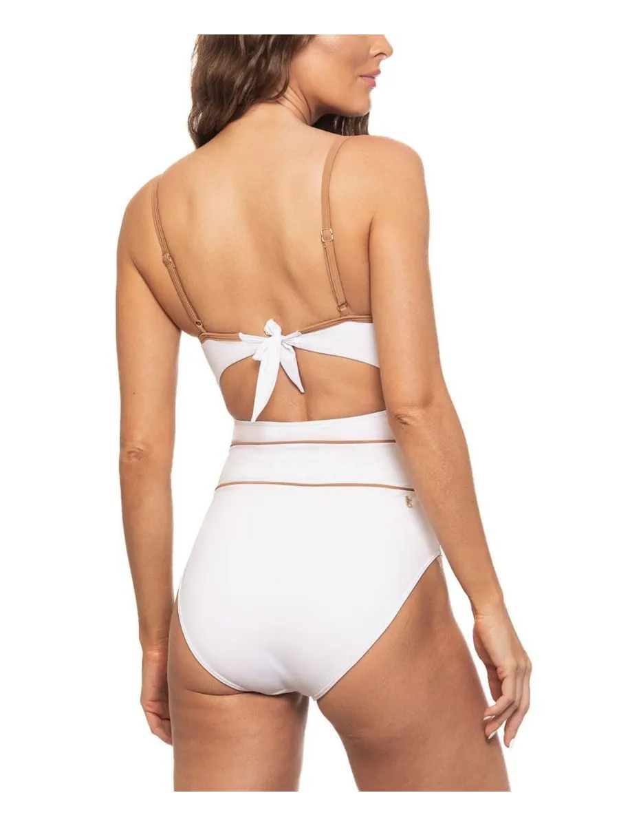 Женский слитный купальник на косточках Guria Beachwear — изображение 2 из 2, белый