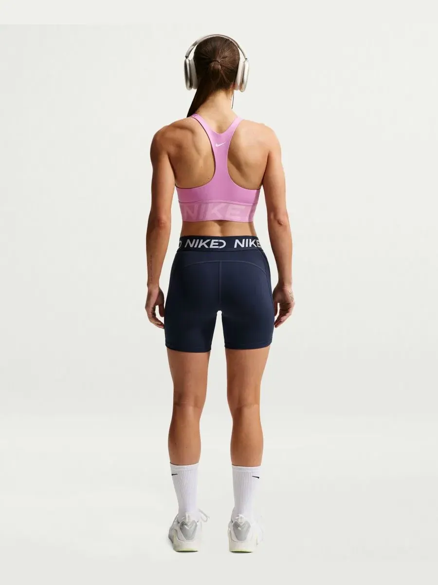 Женские шорты со средней посадкой и эластичным поясом Nike — изображение 5 из 5, темно-синий/белый