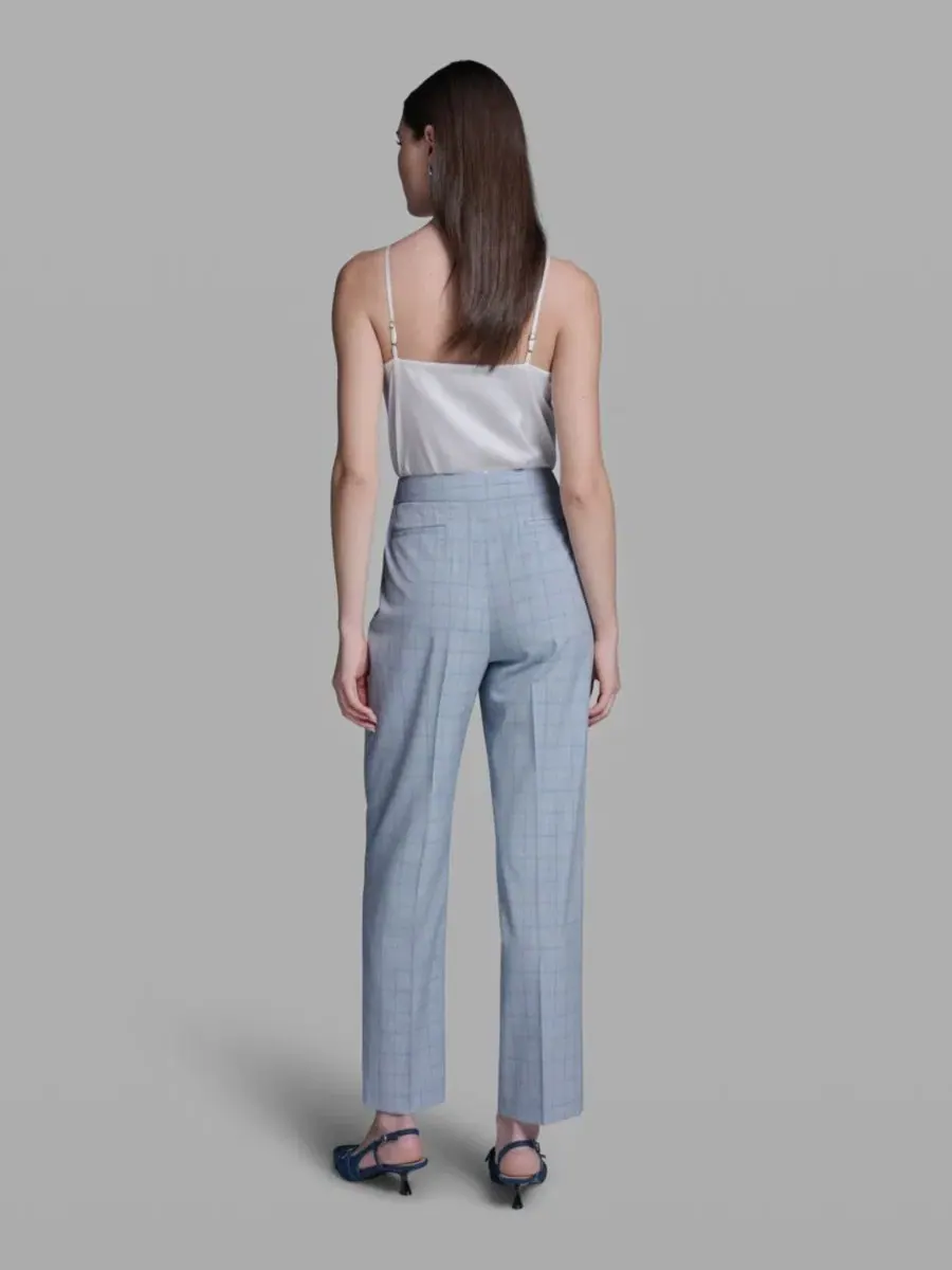 Женские брюки с высокой посадкой и широкими штанинами BCBG — изображение 5 из 8, мульти