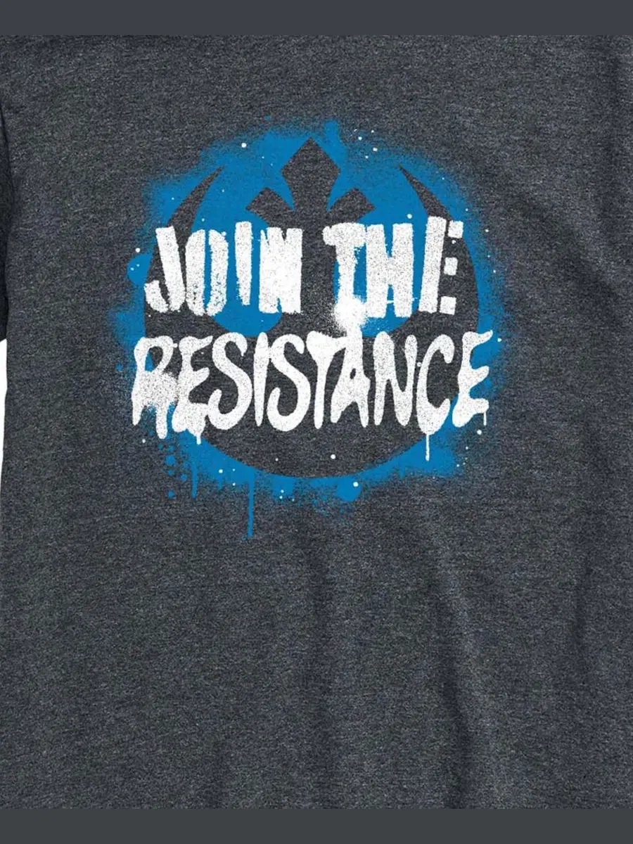 Мужская футболка с коротким рукавом Star Wars Join The Resistance с графическим принтом Airwaves — изображение 2 из 3