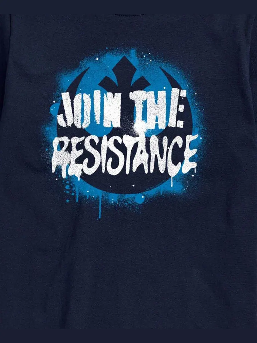 Мужская футболка с коротким рукавом Star Wars Join The Resistance с графическим принтом Airwaves — изображение 2 из 3