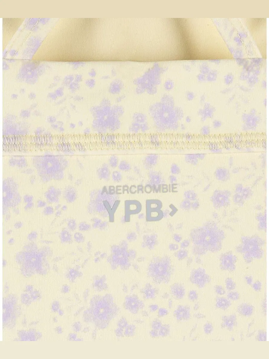 Детское мини-платье YPB с заниженной талией и принтом, надеваемое через голову Abercrombie Kids — изображение 4 из 5