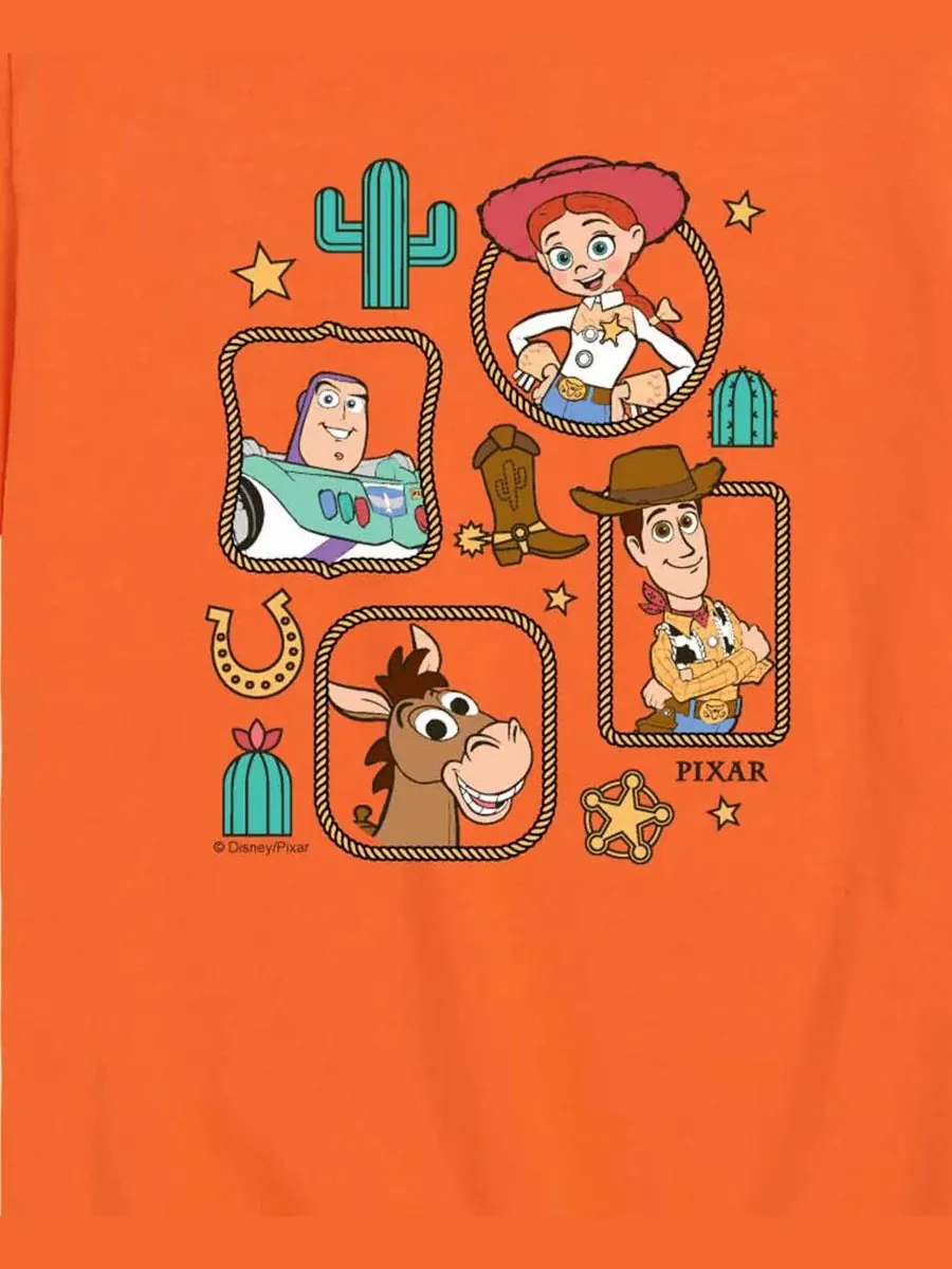 Детская футболка с коротким рукавом, размеры 2T-5T Disney — изображение 3 из 3, оранжевый