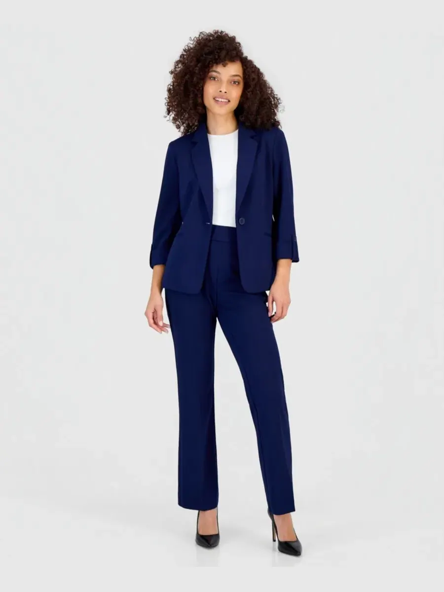 Комплект из 3 предметов: жакет, топ и брюки Anne Klein Essentials, Distant Mountain — изображение 4 из 4