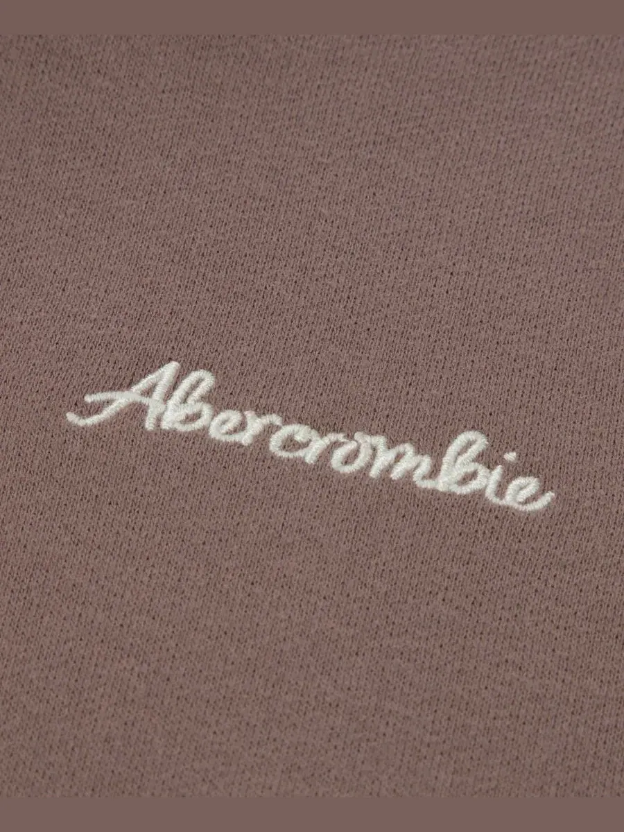 Детский худи с капюшоном с длинным рукавом Saddle Up abercrombie kids — изображение 4 из 8, тауп