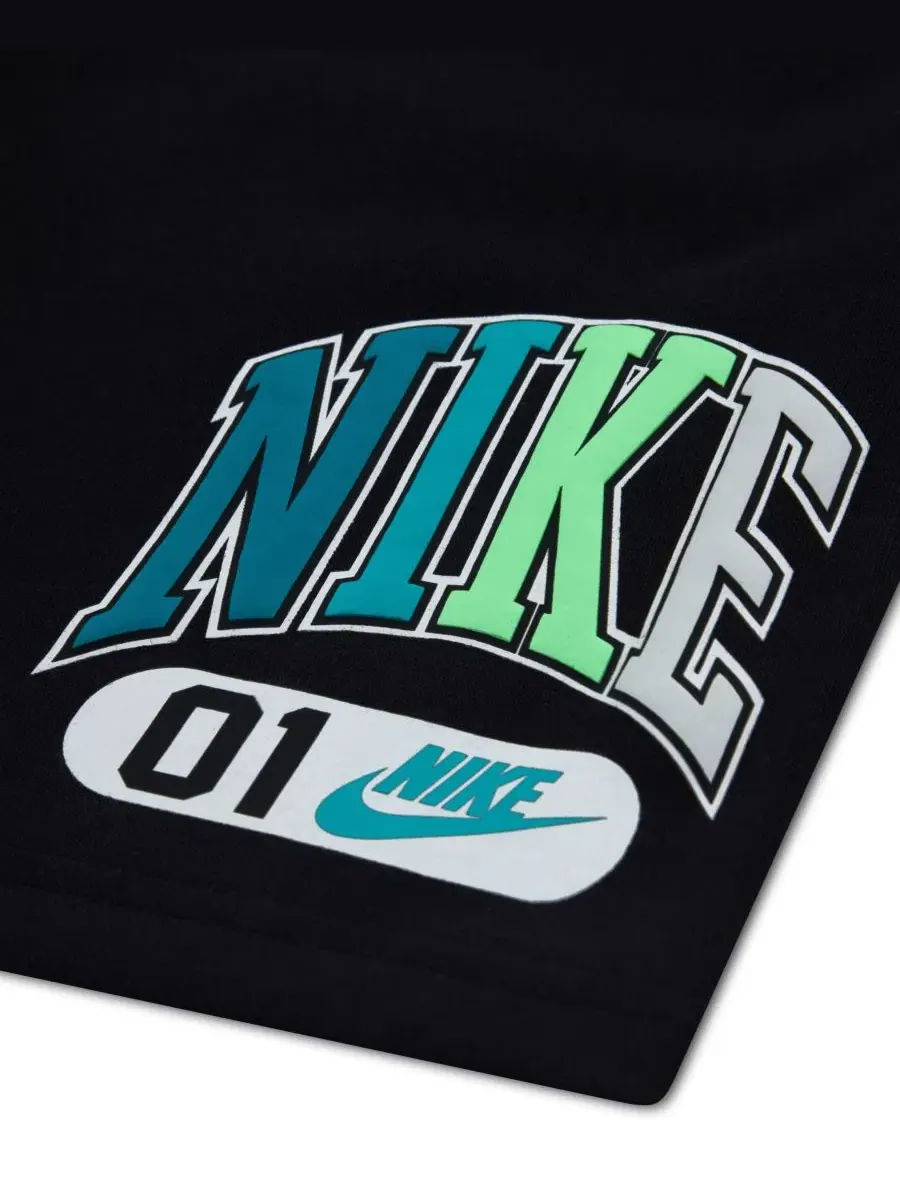Шорты спортивные из флиса с логотипом Nike — изображение 3 из 3, черный