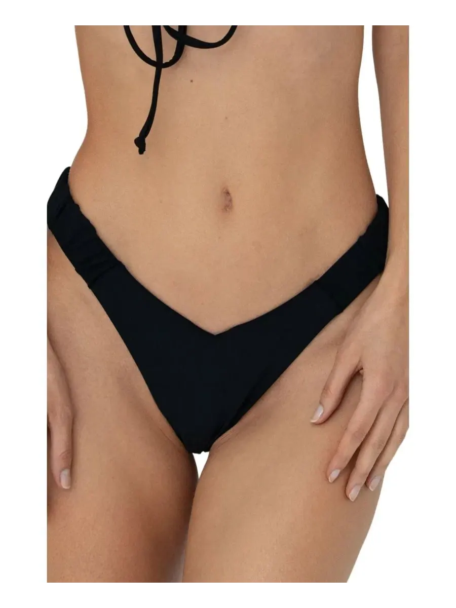 Женские плавки Ivy Bottom Bright Swimwear — изображение 3 из 3, черный