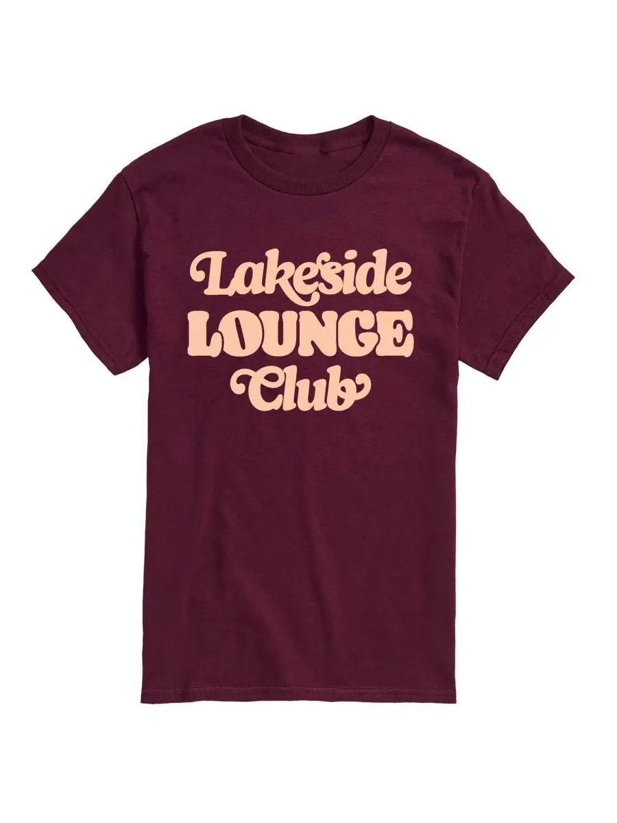 Футболка с принтом Lakeside Lounge Club AIRWAVES — изображение 1 из 3, коричневый