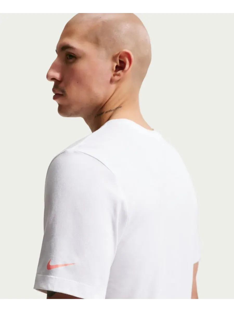 Футболка с принтом Burger Nike — изображение 3 из 4, белый