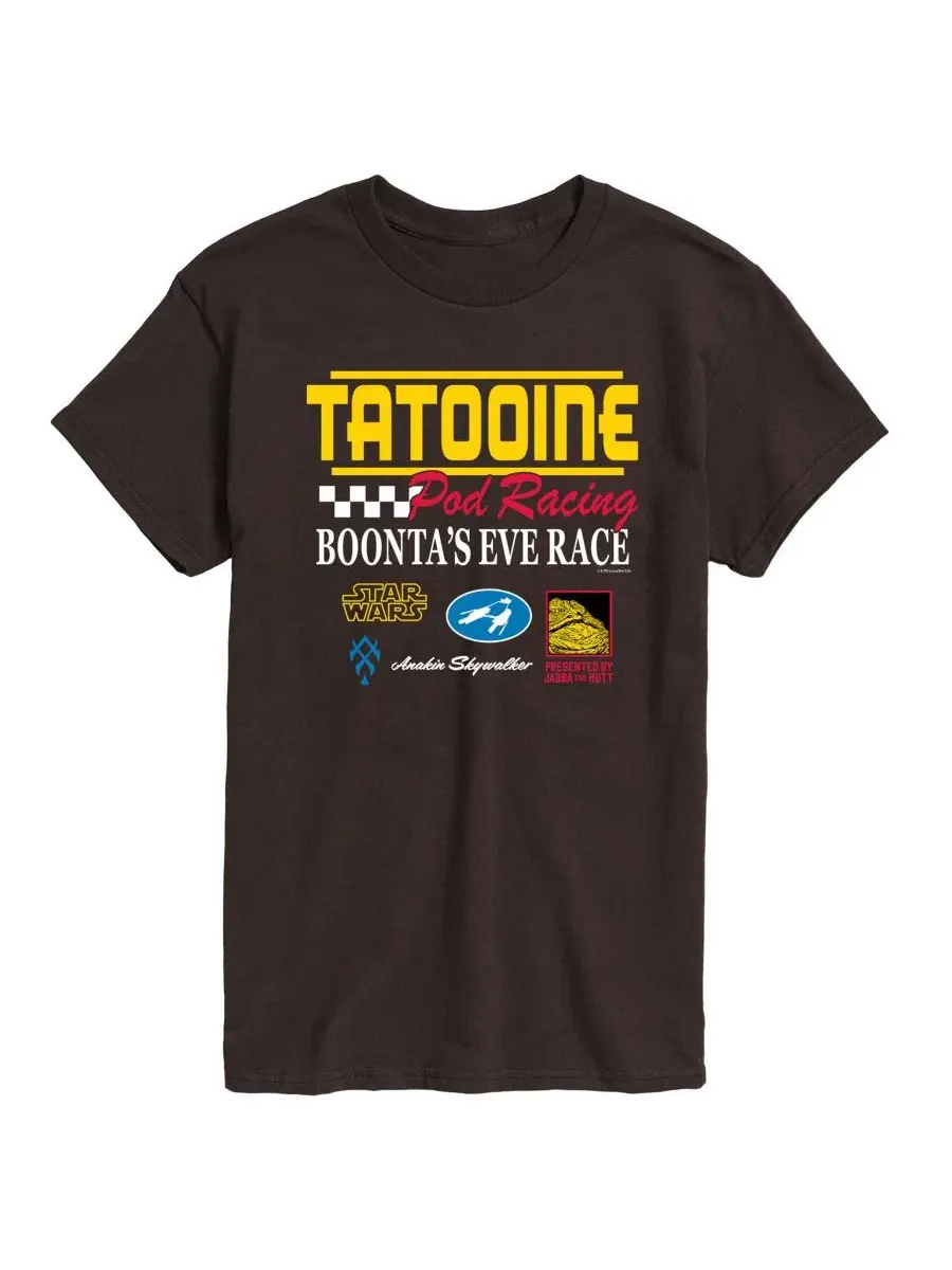 Футболка с принтом Pod Racing Tatooine Star Wars AIRWAVES — изображение 1 из 3, коричневый