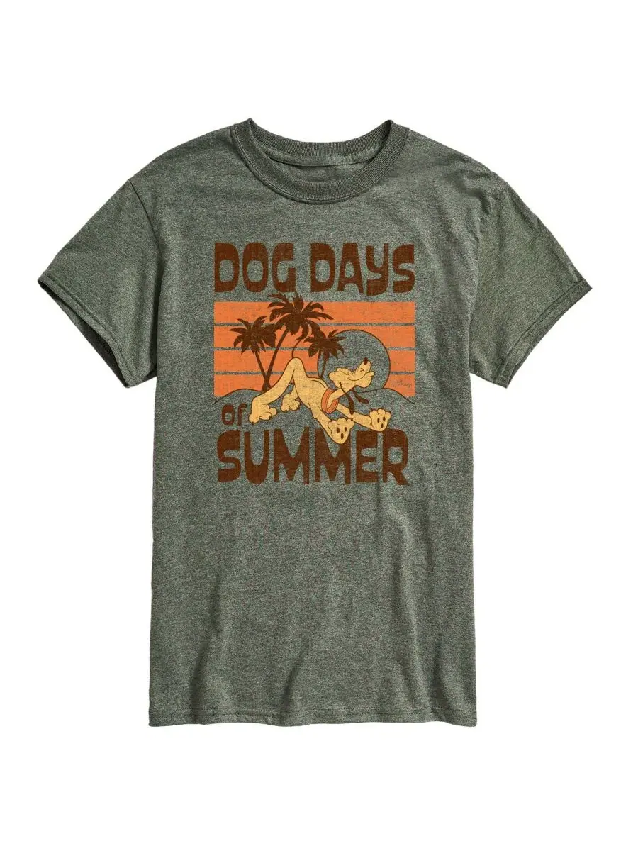 Футболка с принтом Disney Dog Days Of Summer AIRWAVES — изображение 1 из 3, зеленый