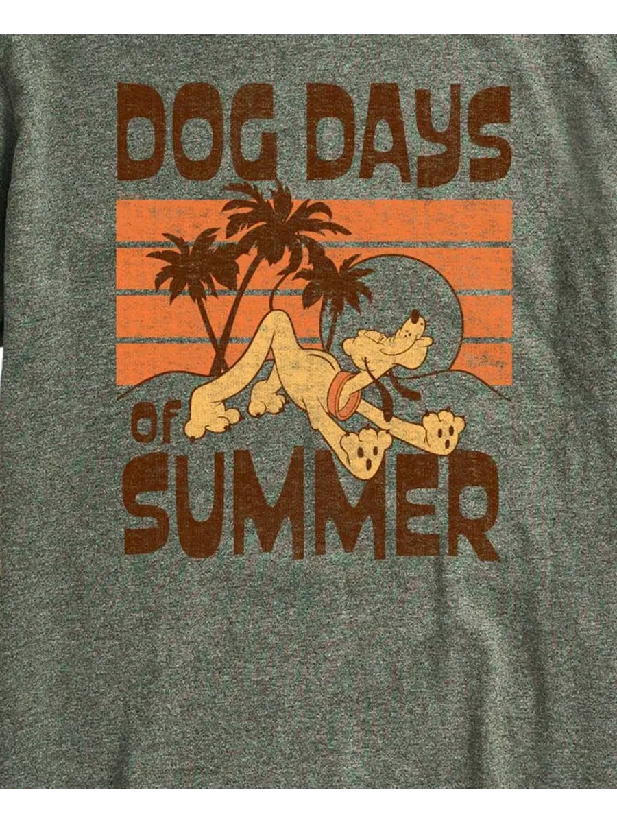 Футболка с принтом Disney Dog Days Of Summer AIRWAVES — изображение 3 из 3, зеленый