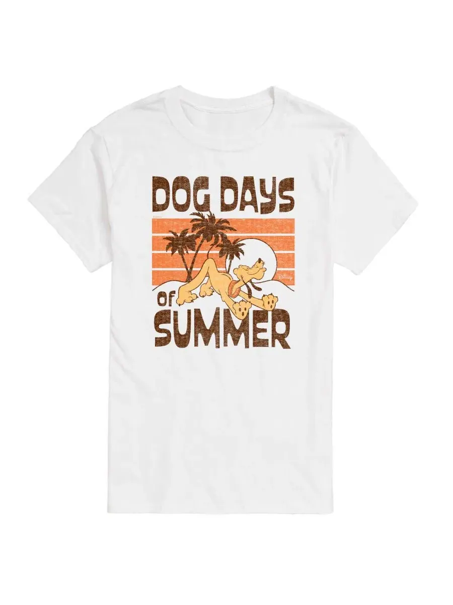 Футболка с принтом Disney Dog Days Of Summer AIRWAVES — изображение 1 из 3, белый