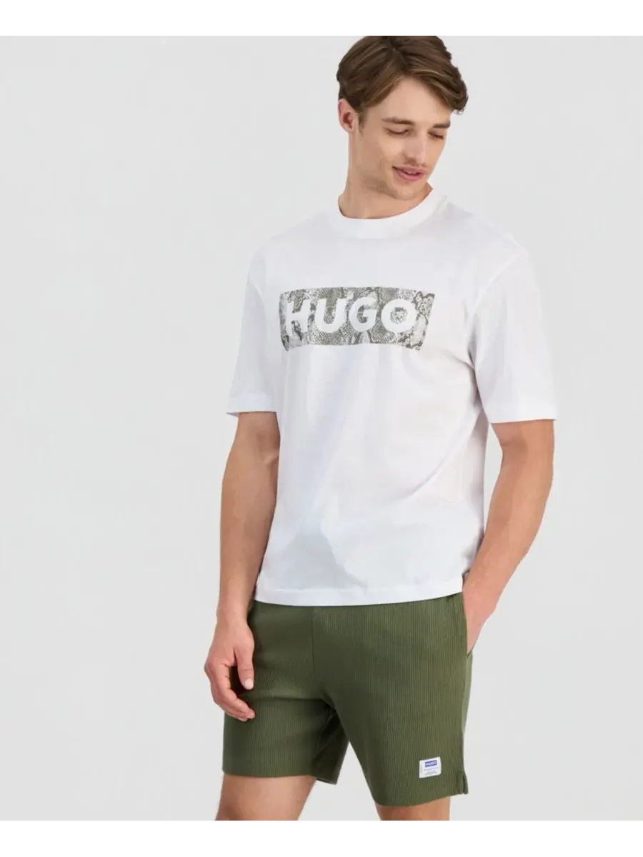 Футболка с принтом Nerpient Hugo Boss — изображение 1 из 4, белый