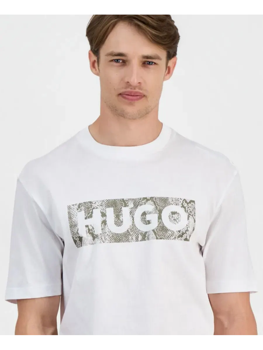 Футболка с принтом Nerpient Hugo Boss — изображение 2 из 4, белый