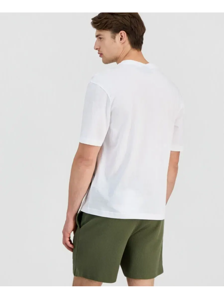 Футболка с принтом Nerpient Hugo Boss — изображение 3 из 4, белый