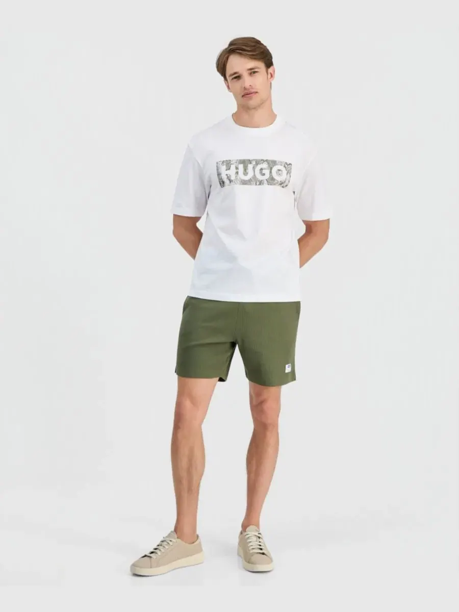 Футболка с принтом Nerpient Hugo Boss — изображение 4 из 4, белый