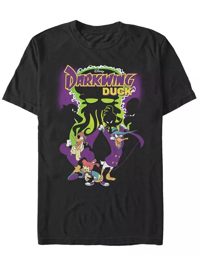 Мужская футболка с коротким рукавом Darkwing Duck Dangerous Fifth Sun — изображение 1 из 1, черный