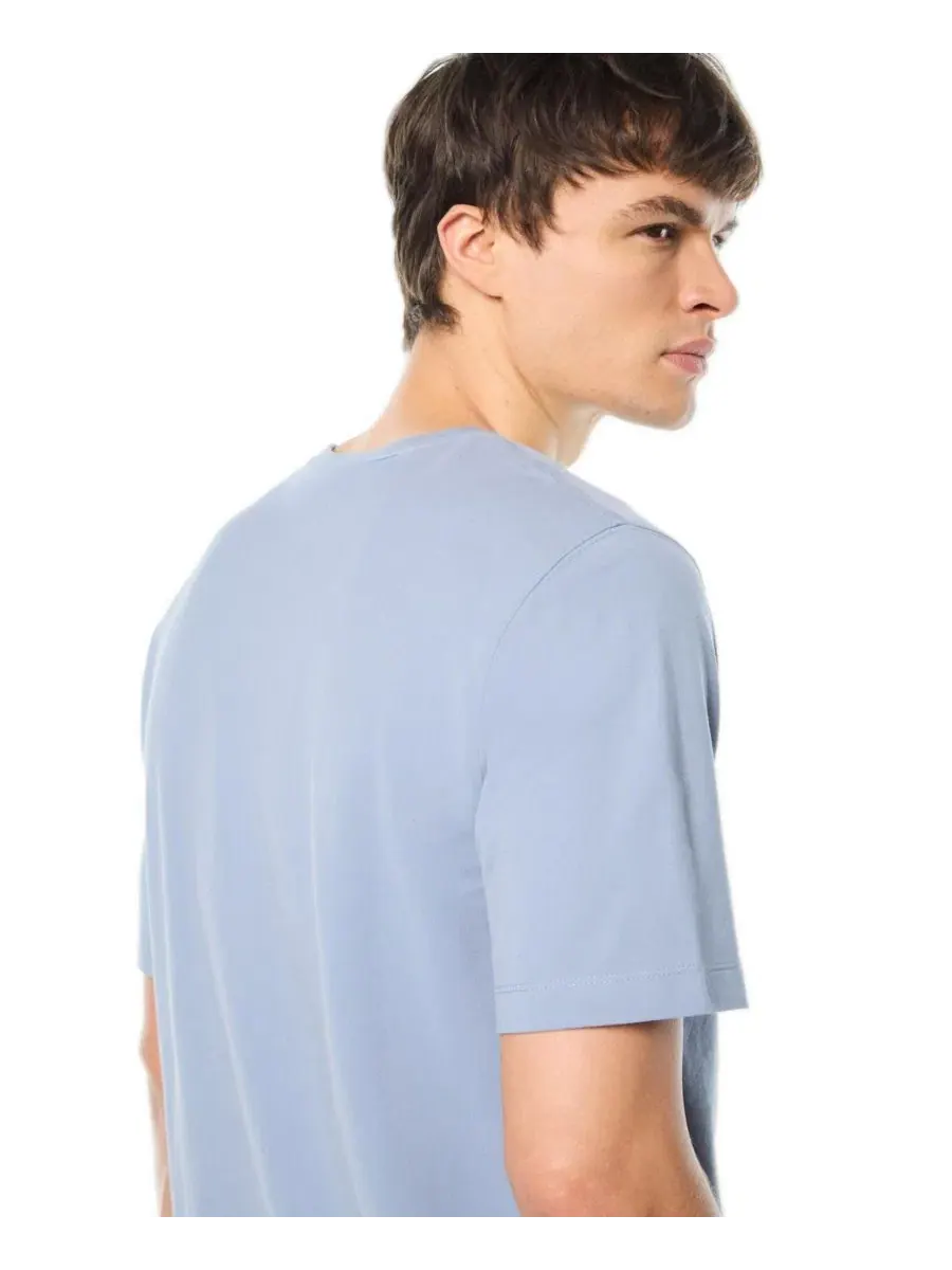 Футболка из техно-пике с принтом Giocare Sergio Tacchini, Troposphere Heather — изображение 3 из 5