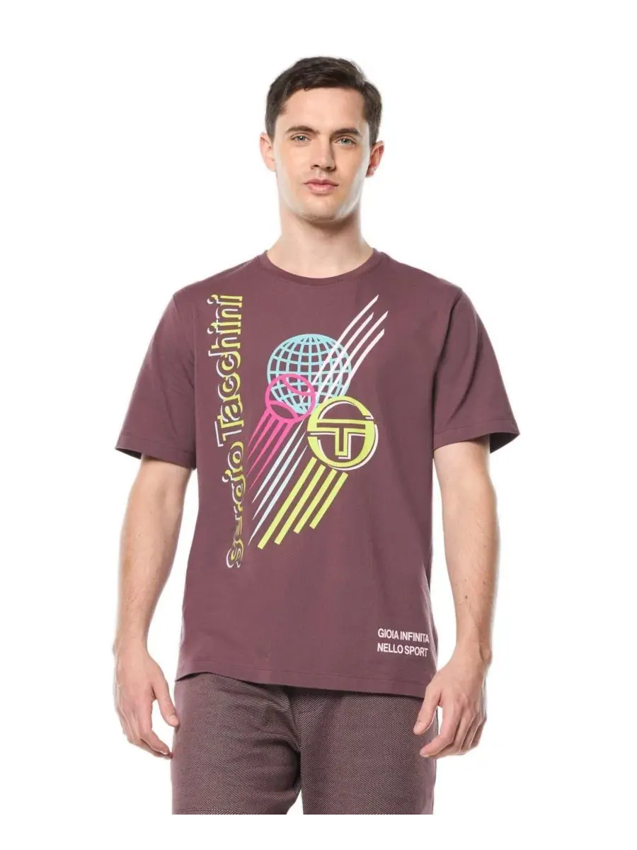 Футболка с коротким рукавом Giocare Sergio Tacchini, Huckleberry Heather — изображение 1 из 5