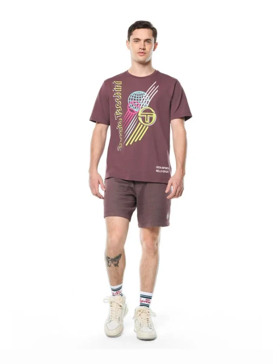 Футболка с коротким рукавом Giocare Sergio Tacchini, Huckleberry Heather — изображение 2 из 5