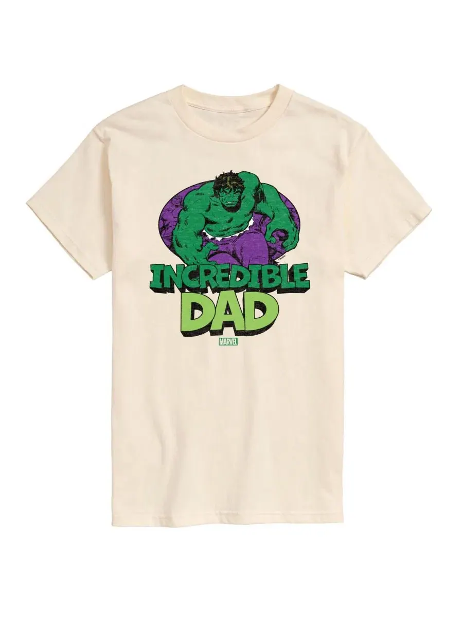 Футболка с коротким рукавом The Hulk Incredible Dad AIRWAVES — изображение 1 из 3, бежевый