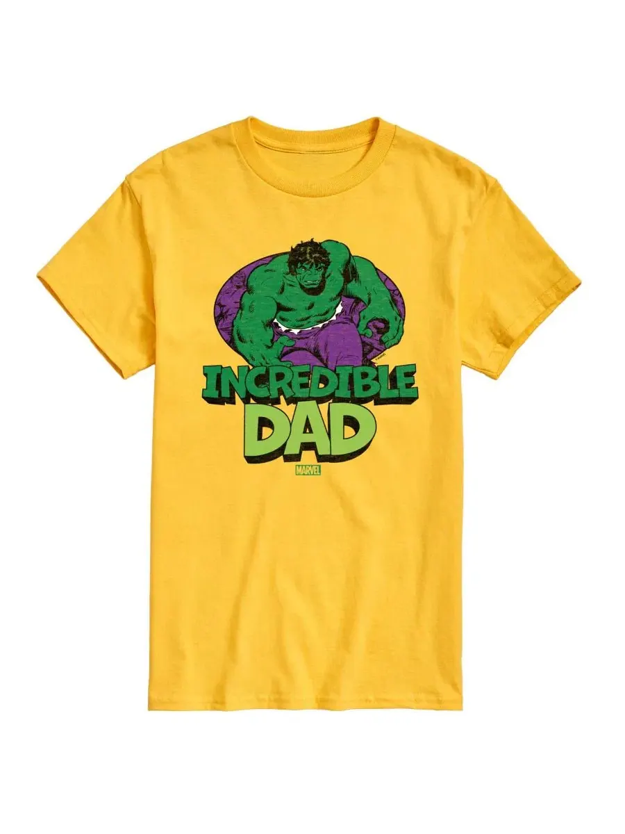 Футболка с коротким рукавом The Hulk Incredible Dad AIRWAVES — изображение 1 из 3, желтый