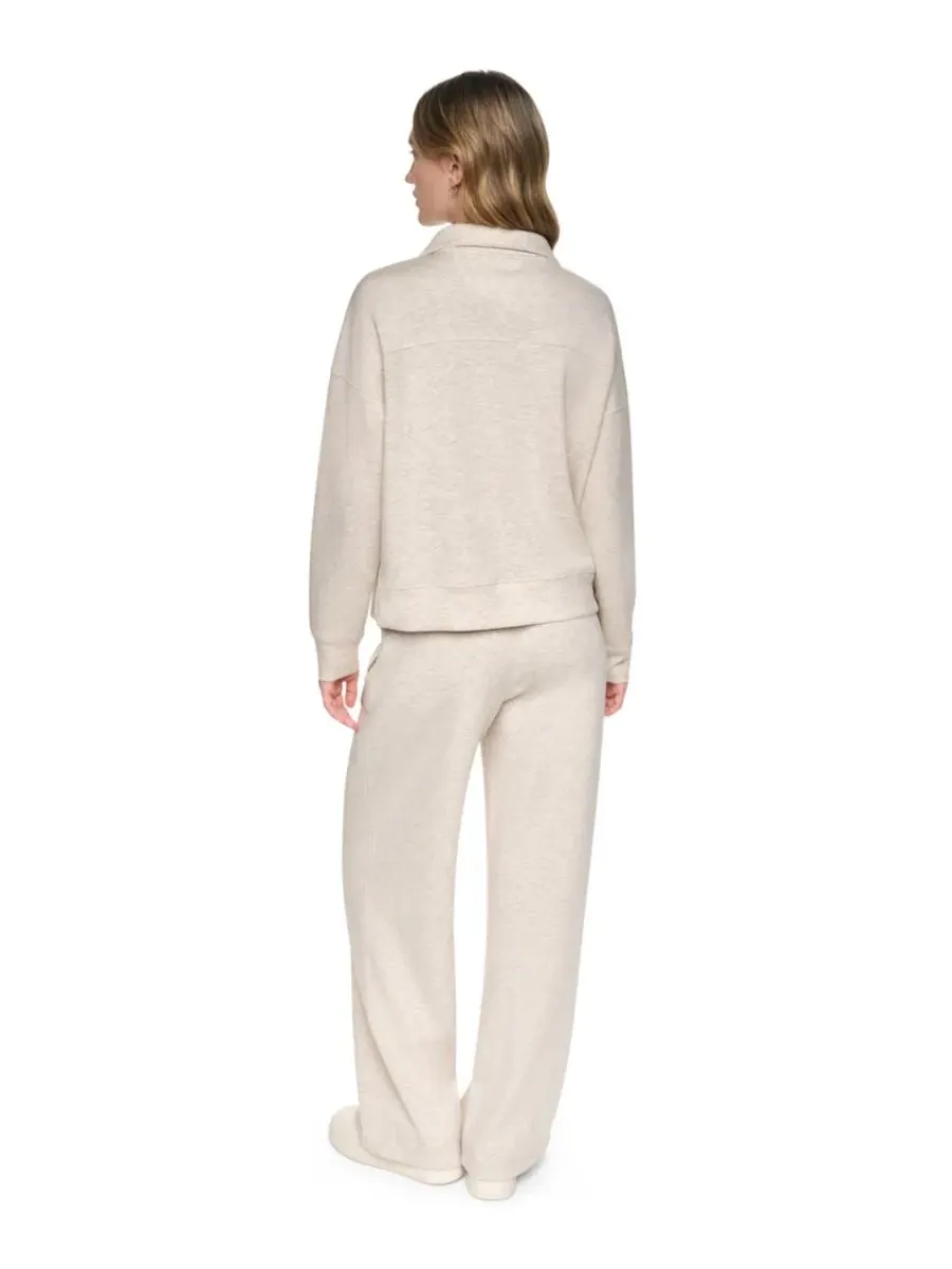 Свитшот с высоким воротником и полузамком из стрейч-скубы DKNY Sport, Cortado Heather — изображение 7 из 10