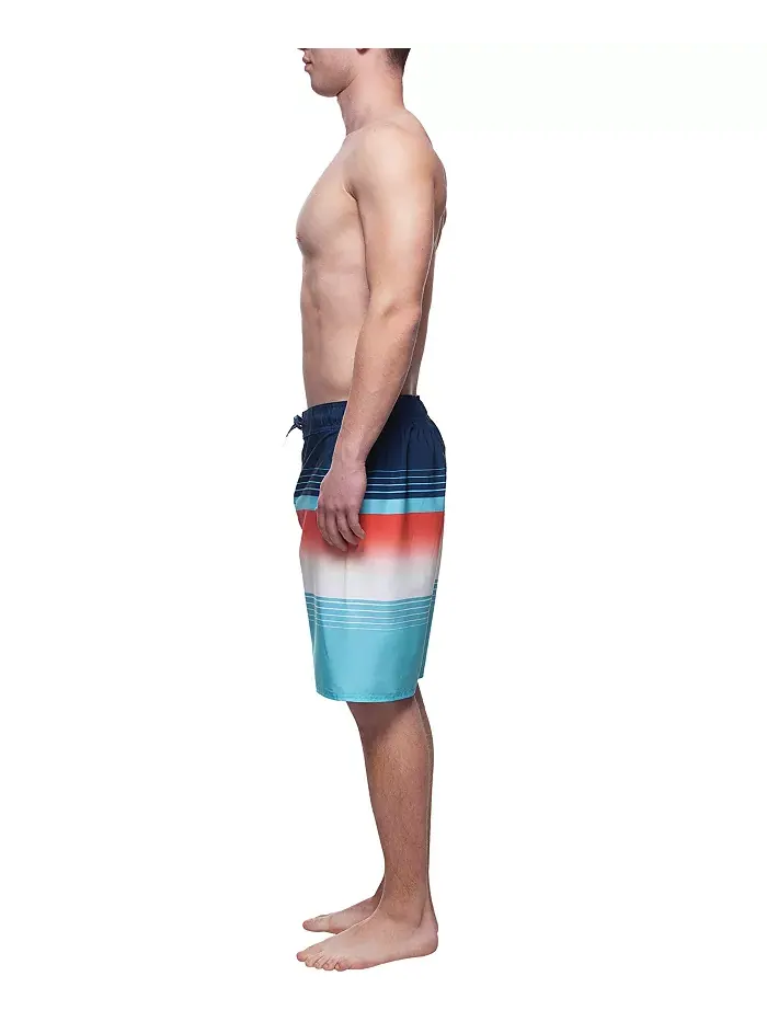 Мужские плавки для плавания Board Shorts NO Liner, 9", эластичный пояс, быстросохнущие Rokka&Rolla — изображение 6 из 11