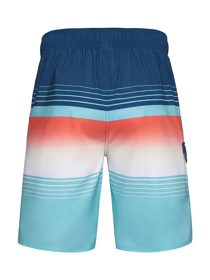 Мужские плавки для плавания Board Shorts NO Liner, 9", эластичный пояс, быстросохнущие Rokka&Rolla — изображение 8 из 11