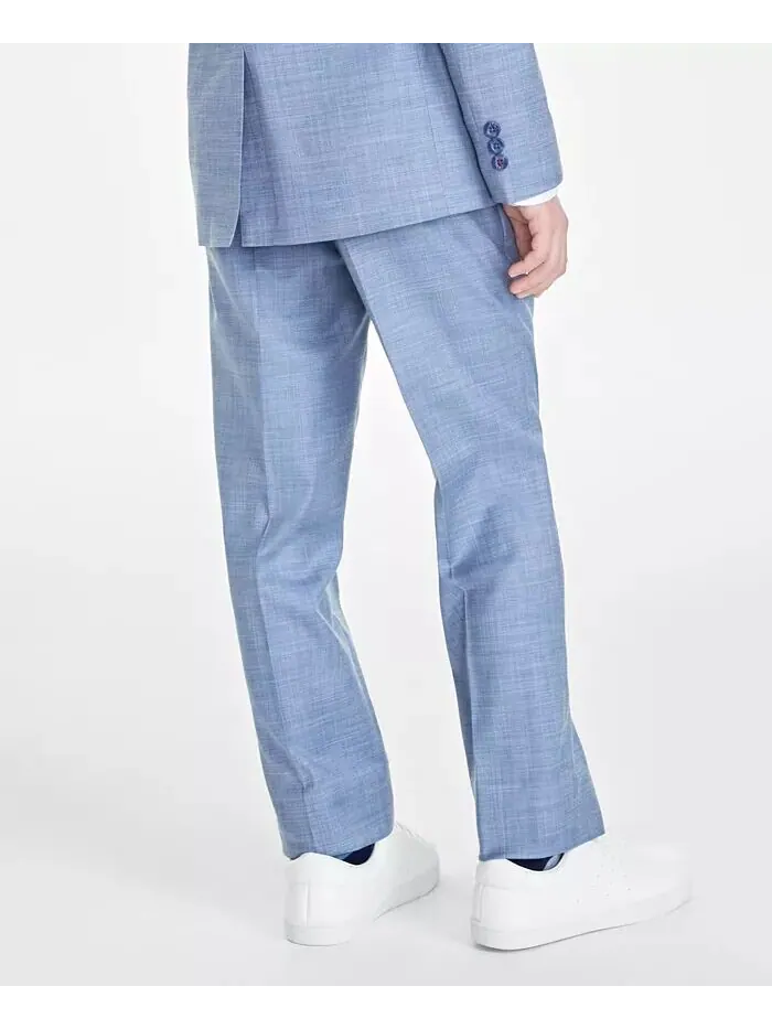 Брюки из эластичной акульей кожи для больших мальчиков, которые можно стирать в машине Tommy — изображение 2 из 4, синий