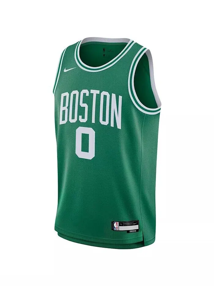 Джерси Big Boys and Girls Джейсон Татум Бостон Селтикс 2022/23 Swingman Nike — изображение 2 из 3, зеленый