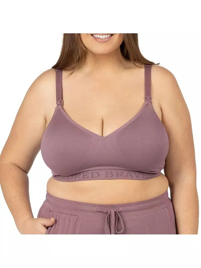 Бюстгальтер для кормления грудью Maternity Busty Contour Kindred Bravely — серый