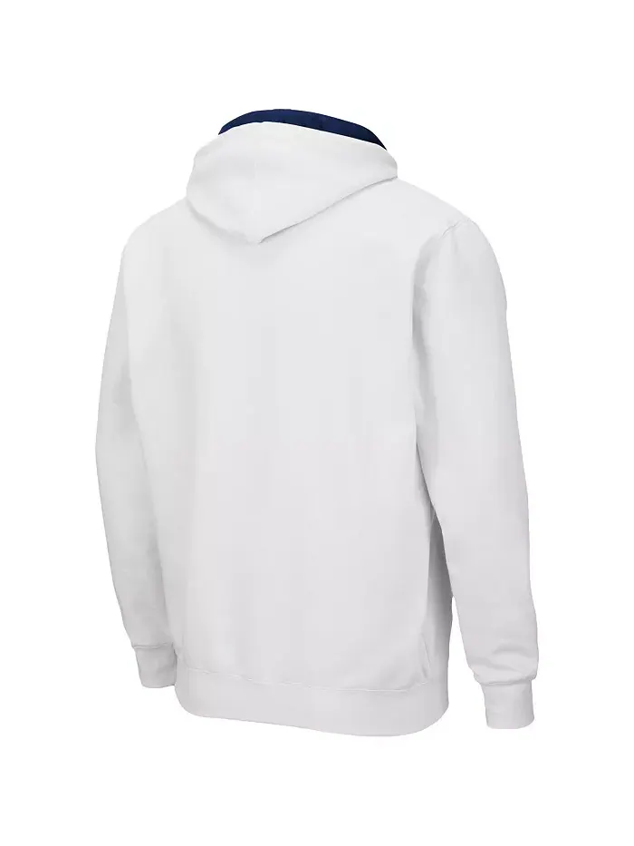 Мужская толстовка Michigan Wolverines Arch Logo 3.0 с молнией Colosseum — изображение 3 из 5, белый