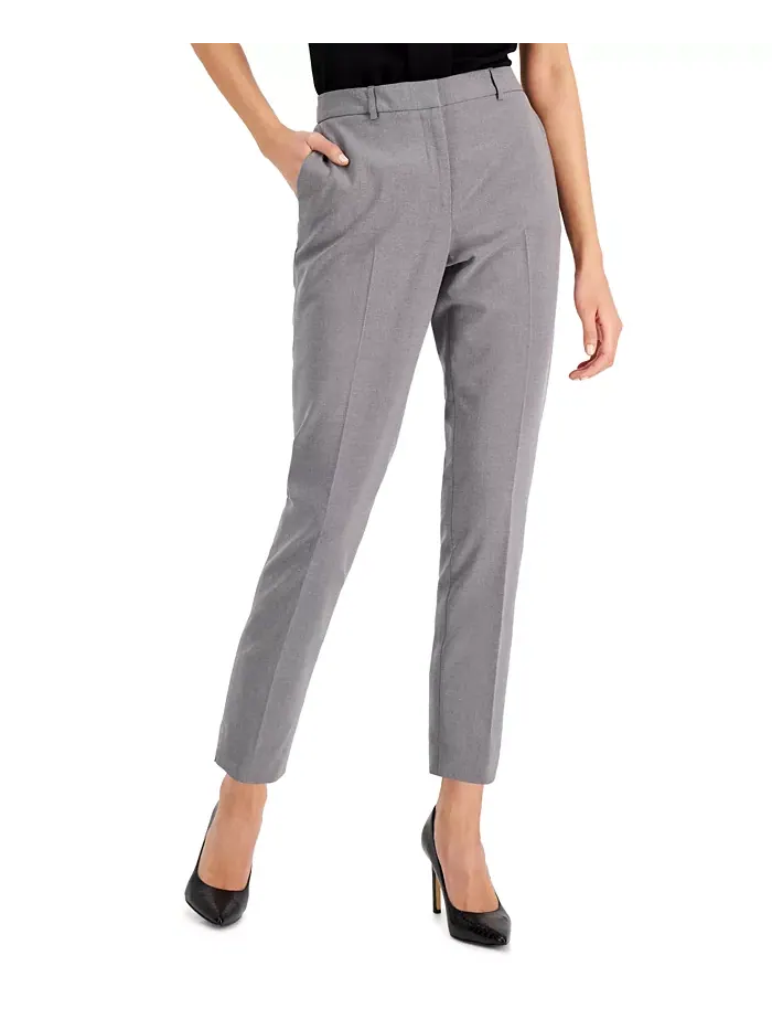 Брюки прямого кроя Shannon Suit Tahari ASL — изображение 1 из 1, серый