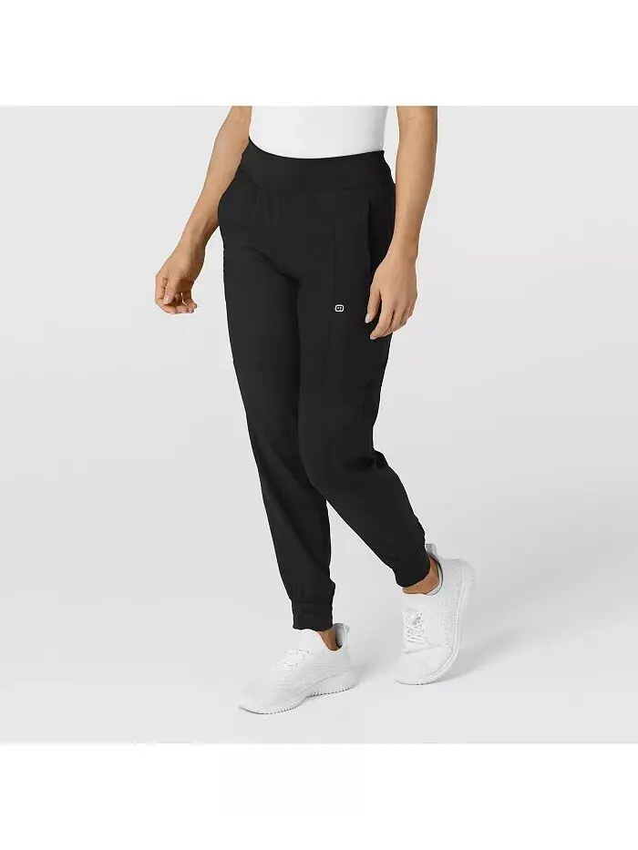 Женские брюки-карго W123 Comfort Waist Jogger Scrub Wink — изображение 2 из 5, черный