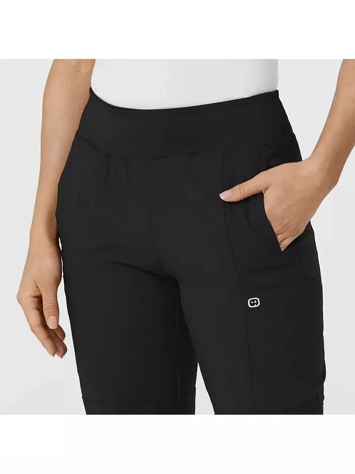 Женские брюки-карго W123 Comfort Waist Jogger Scrub Wink — изображение 4 из 5, черный