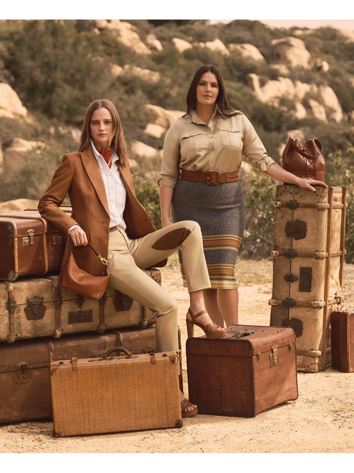 Рубашка прямого кроя без глажки, стандартная и миниатюрная Lauren Ralph Lauren — изображение 6 из 10, темно-синий
