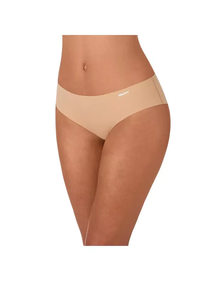 Женские трусы-хипстер Litewear Cut Anywear, 3 шт DKNY — изображение 6 из 6, коричневый/бежевый