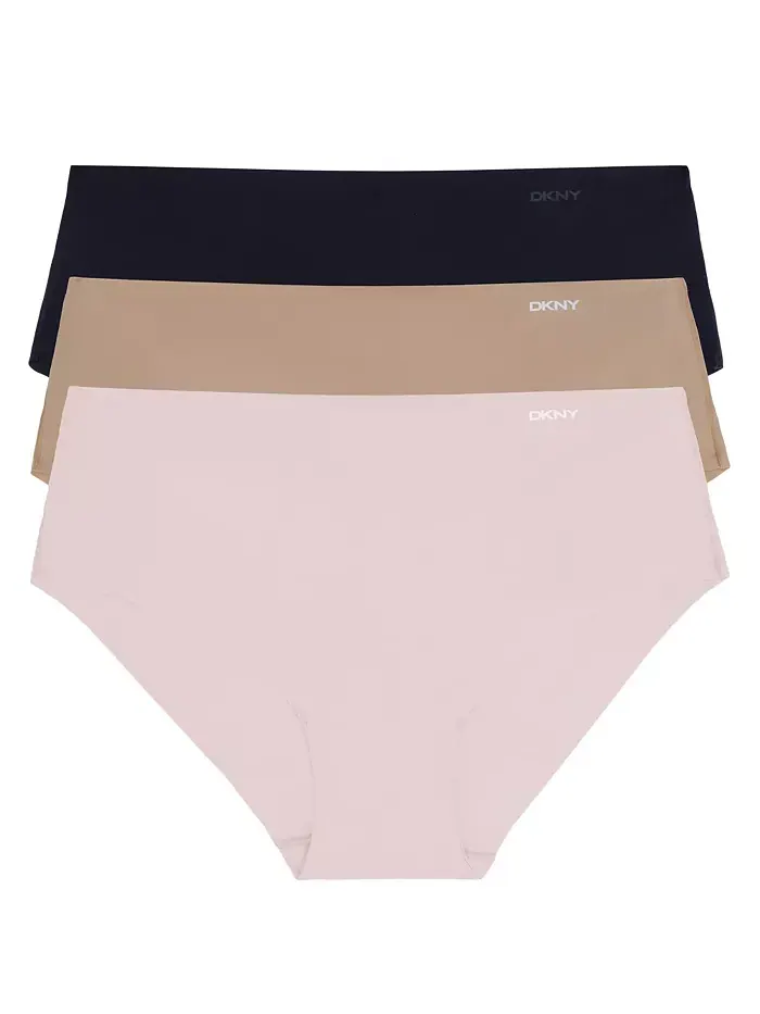 Женские трусы-хипстер Litewear Cut Anywear, 3 шт DKNY — изображение 1 из 4, черный