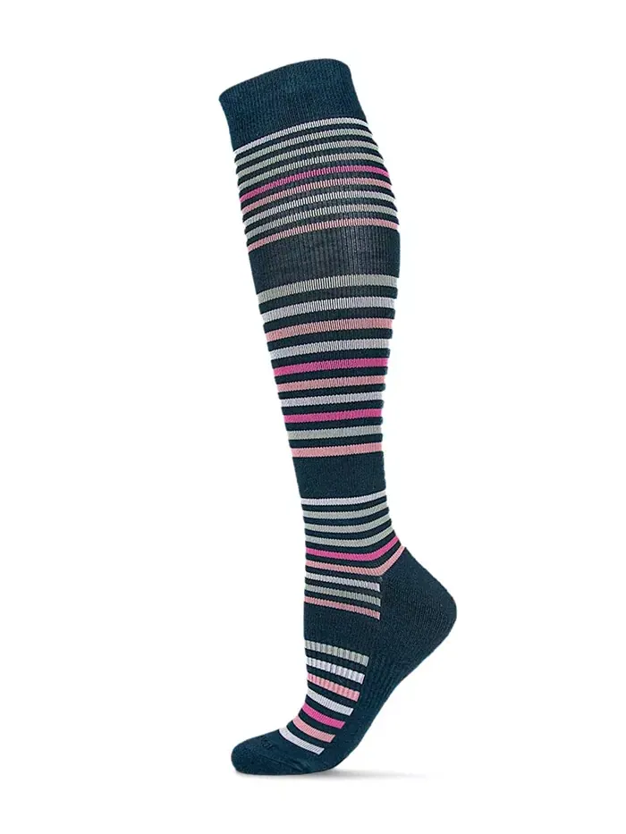 Женские компрессионные носки Classic Stripes 8-15 мм рт. ст. с градуированной компрессией MFY06346 — изображение 1 из 3