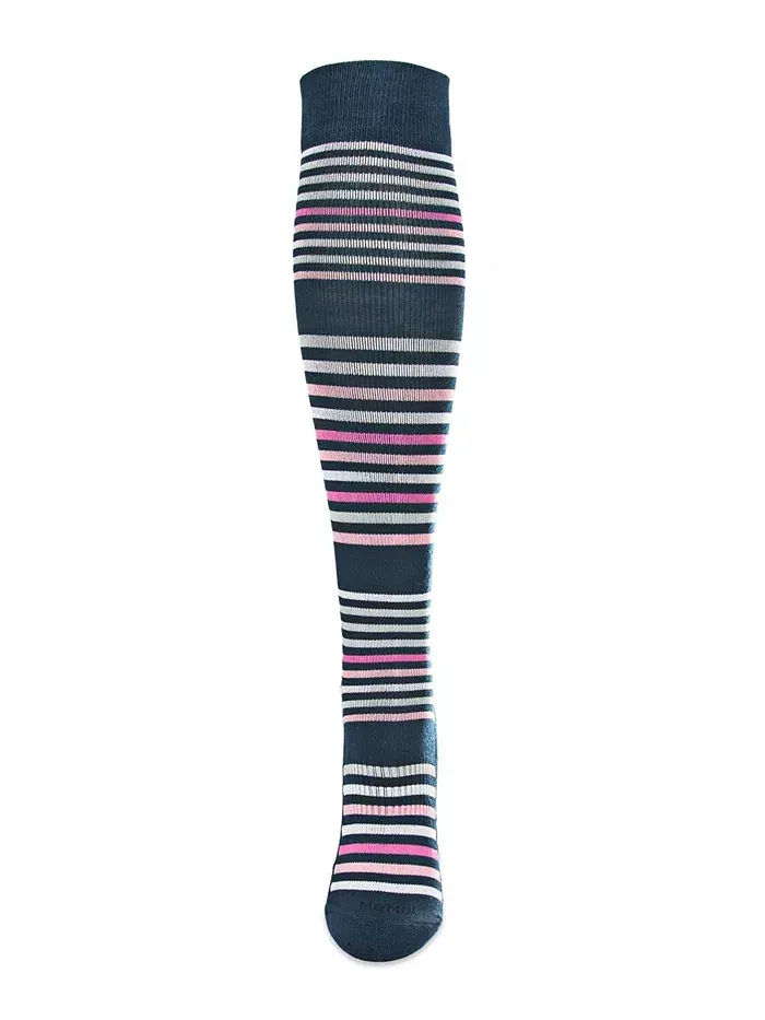 Женские компрессионные носки Classic Stripes 8-15 мм рт. ст. с градуированной компрессией MFY06346 — изображение 2 из 3