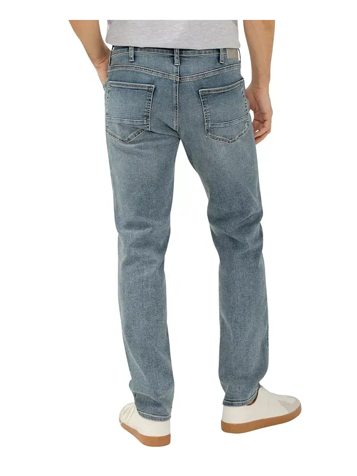 Мужские джинсы Eddie Classic Athletic Fit с зауженными штанинами Silver Jeans Co. — изображение 3 из 3, синий
