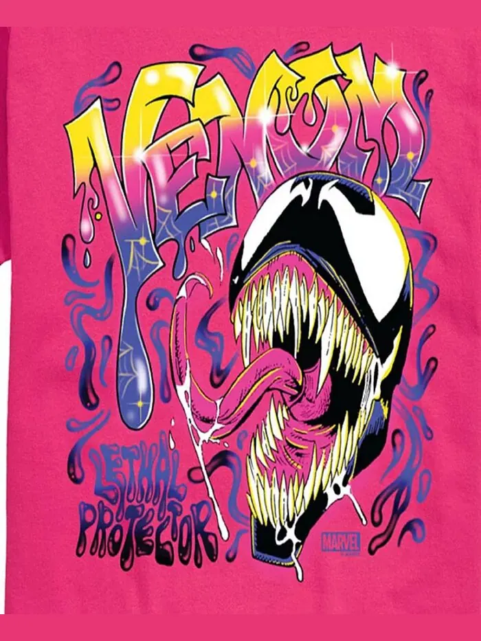 Мужская футболка Venom с коротким рукавом AIRWAVES — изображение 3 из 3, маджента