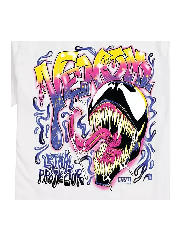 Мужская футболка Venom с коротким рукавом AIRWAVES — изображение 3 из 3, белый