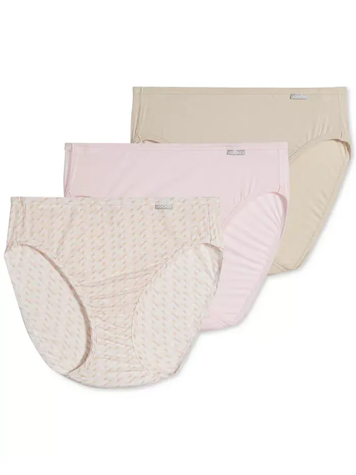 Трусы Elance Super Soft French Cut Underwear 3 Pack 2071 Jockey — изображение 1 из 2, розовый