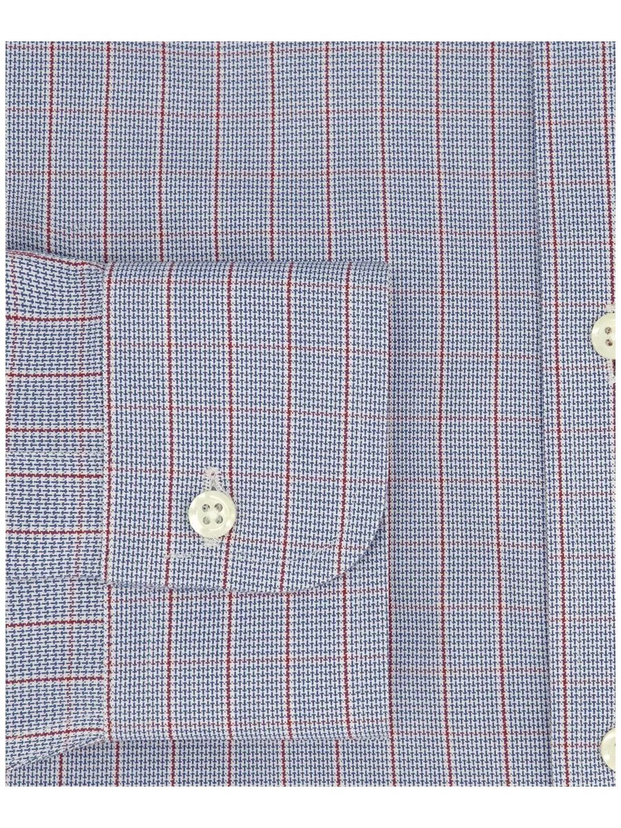 Мужская рубашка Brooks Brothers стандартного кроя с отложным воротником и клетчатым узором Brooks — изображение 4 из 6